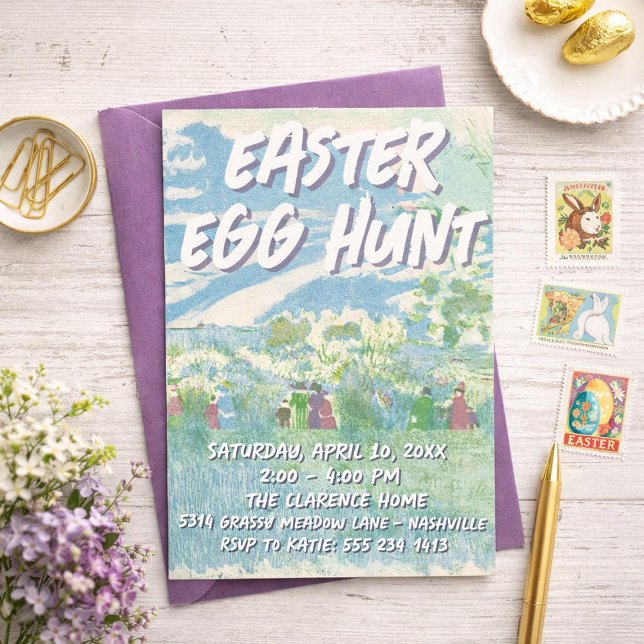 Easter Egg Hunt Party Invitations Einladung (Von Creator hochgeladen)