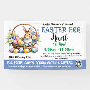 EASTER EGG HUNT PTO PTA Kirche Banner