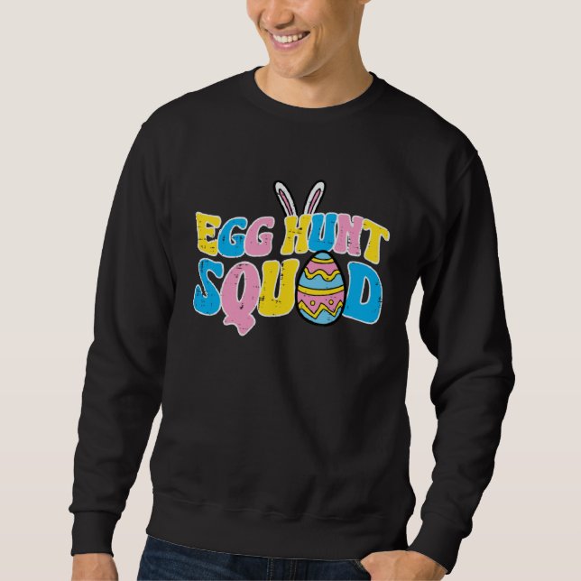 Easter Egg Hunt Squad Family Matching Boys Girls K Sweatshirt (Vorderseite)