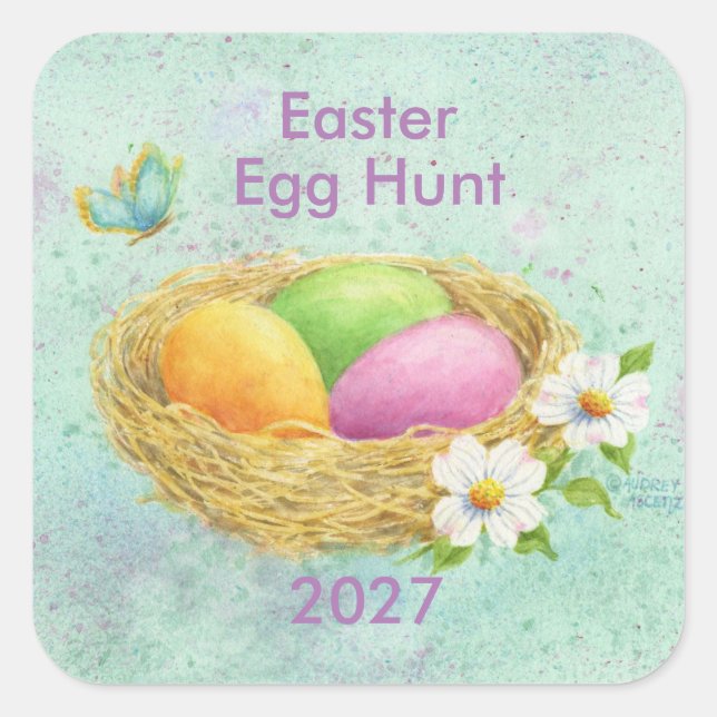 Easter Egg Hunt Stickers 2027 (Vorderseite)