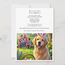 Easter Egg Hunt Urlaub Spaß Einladung