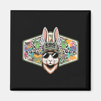 Easter Egg Hunter Camo Funny Easter Deer Buck Hunt Magnet