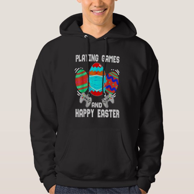 Easter Egg in Mask  for Women Playing Gaming Hoodie (Vorderseite)