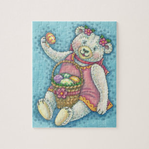 EASTER EGG TEDDY BEAR URLAUB PUZZLE