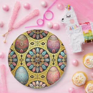 EASTER EGGS 3D ~ Decorated~ Pappteller
