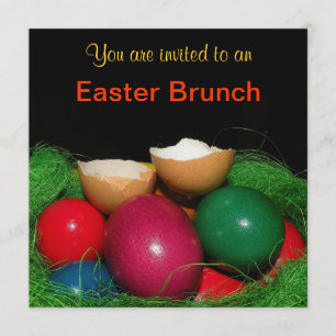Easter eggs Easter Party Invitation Card Einladung