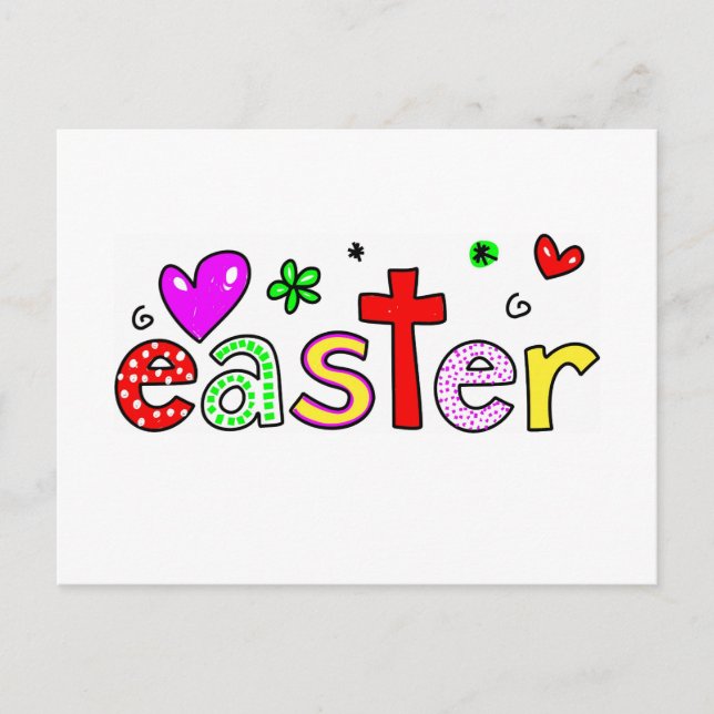 Easter Feiertagspostkarte (Vorderseite)