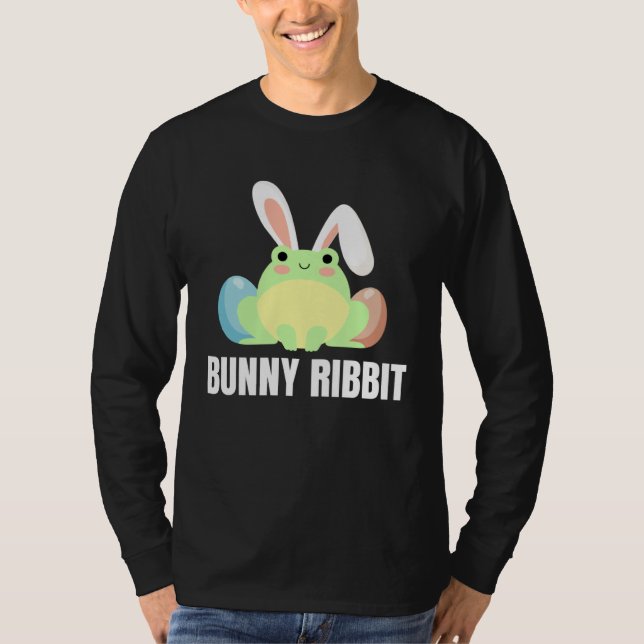 Easter Frog  Bunny Ribbit For Amphibian T-Shirt (Vorderseite)