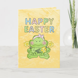 Easter Frog Card Feiertagskarte