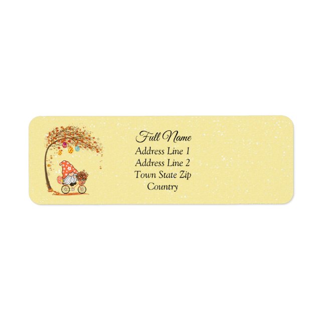 Easter Gnome Address Labels (Vorne)