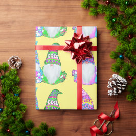 EASTER GNOMES GESCHENKPAPIER