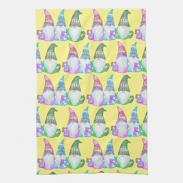 EASTER GNOMES GESCHIRRTUCH (Vertikal)