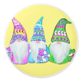 EASTER GNOMES KERAMIKKNAUF
