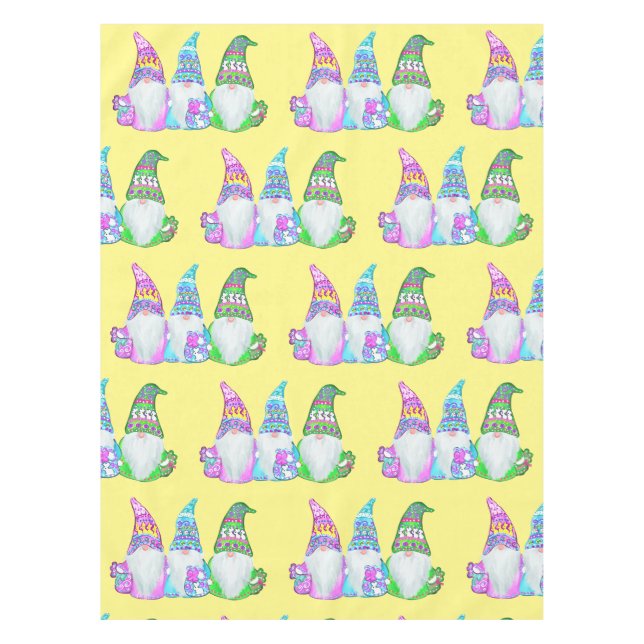 EASTER GNOMES TISCHDECKE (Vorderseite)