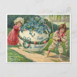 Easter Greetings Feiertagspostkarte