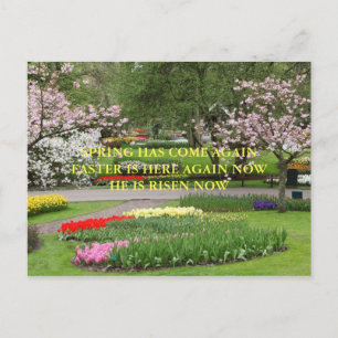 EASTER HAIKU POSTCARD FEIERTAGSPOSTKARTE