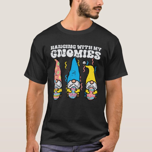 Easter Hanging With My Gnomies Gnomes Matching Men T-Shirt (Vorderseite)