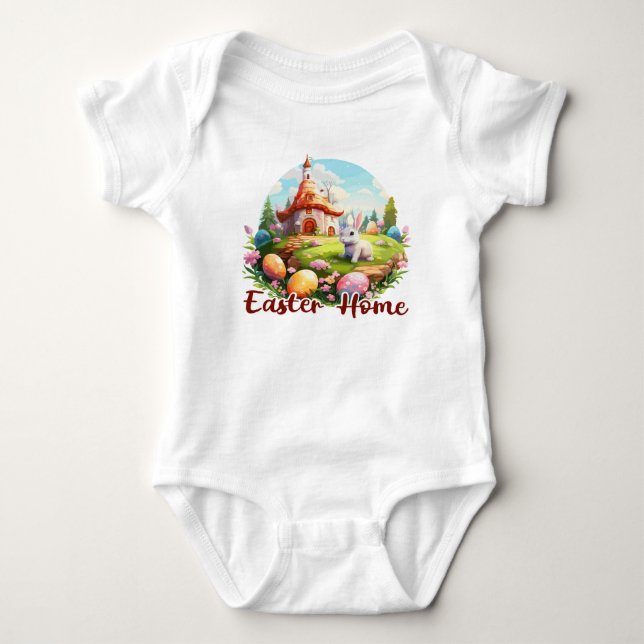 Easter Home Baby Strampler (Vorderseite)