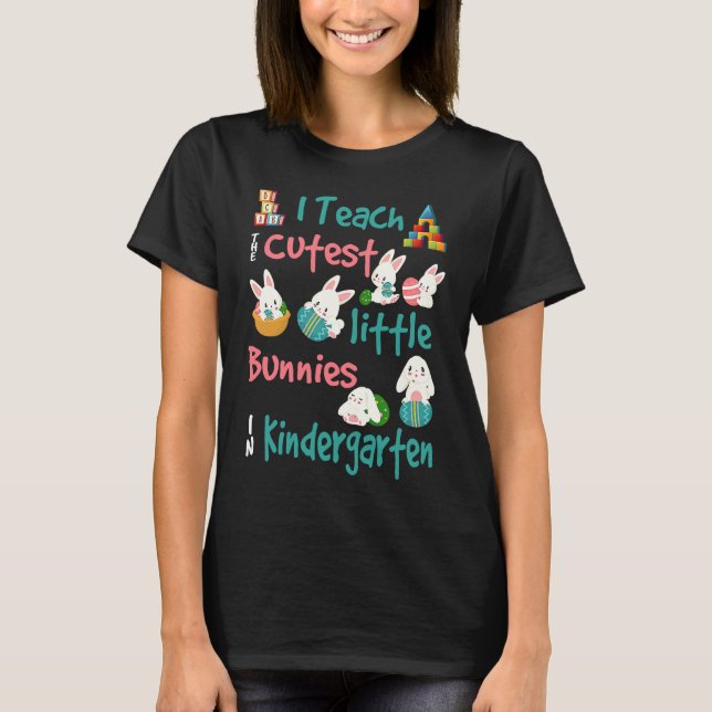 Easter Kindergarten Teacher   Easter Men Women T-Shirt (Vorderseite)