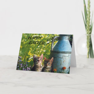 EASTER KITTEN WISHES FEIERTAGSKARTE