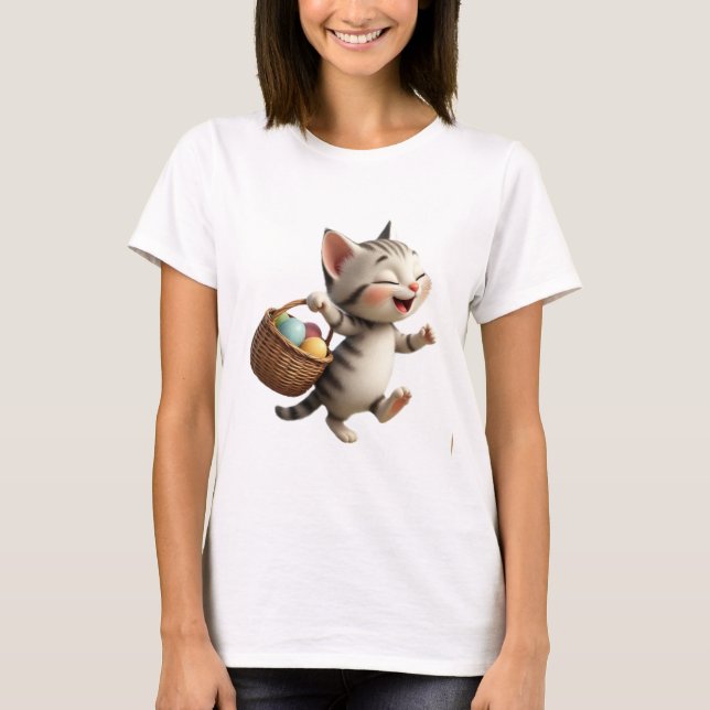 easter kitty T-Shirt (Vorderseite)