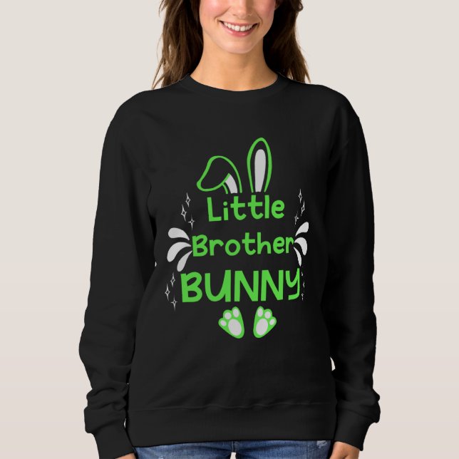 Easter Little Brother Bunny Brother Rabbit Kids Bo Sweatshirt (Vorderseite)