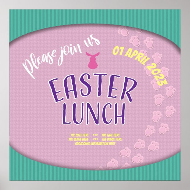 EASTER LUNCH POSTER (Vorne)