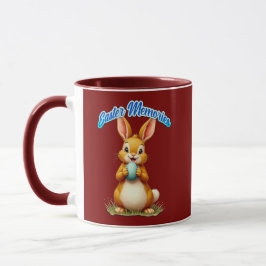 Easter Memories – Cute Bunny Illustration caneca Tasse