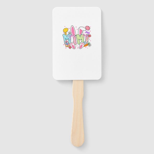 Easter Mimi Bunny Ears Coquette Bow Easter Rabbit  Fächer (Vorderseite)