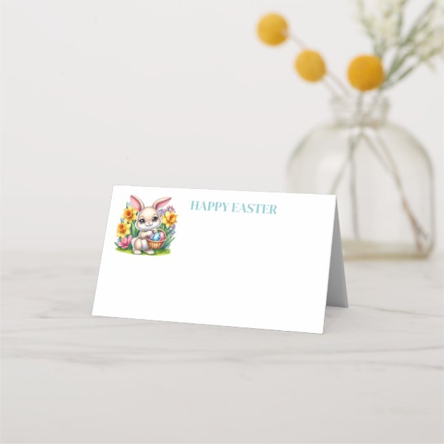 Easter Name Place Card Platzkarte (Vorderseite)