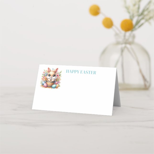 Easter Name Place Card Platzkarte (Vorderseite)