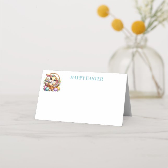 Easter Name Place Card Platzkarte (Vorderseite)