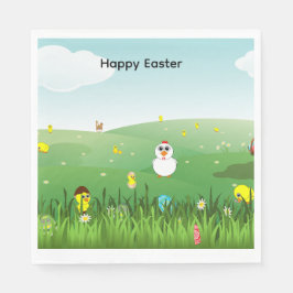 Easter napkin serviette