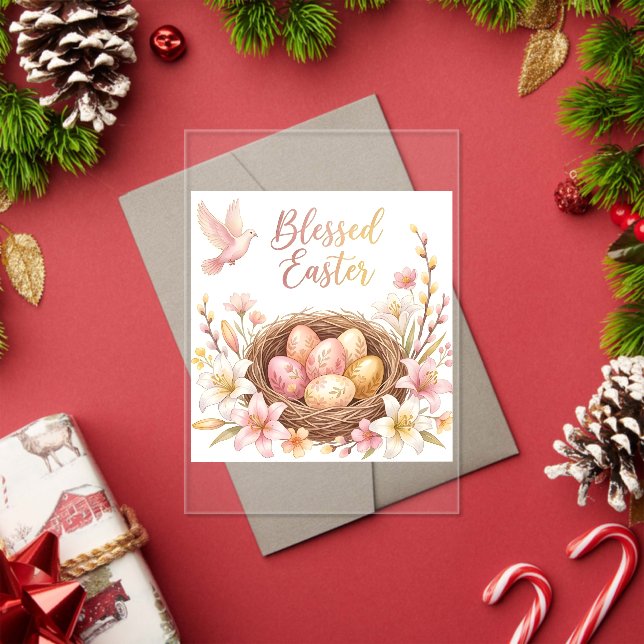 Easter Nest with Eggs Acryleinladungen (Insitu (Feiertag))