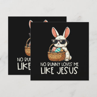 Easter No Bunny Loves Me Like Jesus Christian