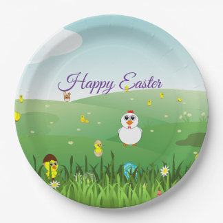 Easter paper plate pappteller