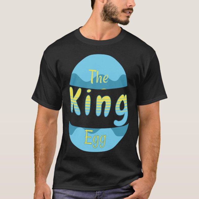 Easter Parade and Egg Hunt King Egg Matching Famil T-Shirt (Vorderseite)