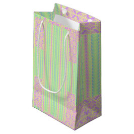 Easter Pastel Cross Design Gift Bag Kleine Geschenktüte
