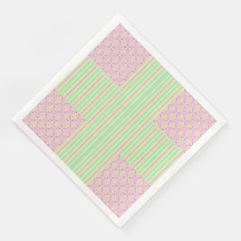 Easter Pastel Cross Party Paper Napkins Serviette