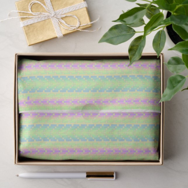Easter Pastel Cross Tissue Paper Seidenpapier (Geschenk)