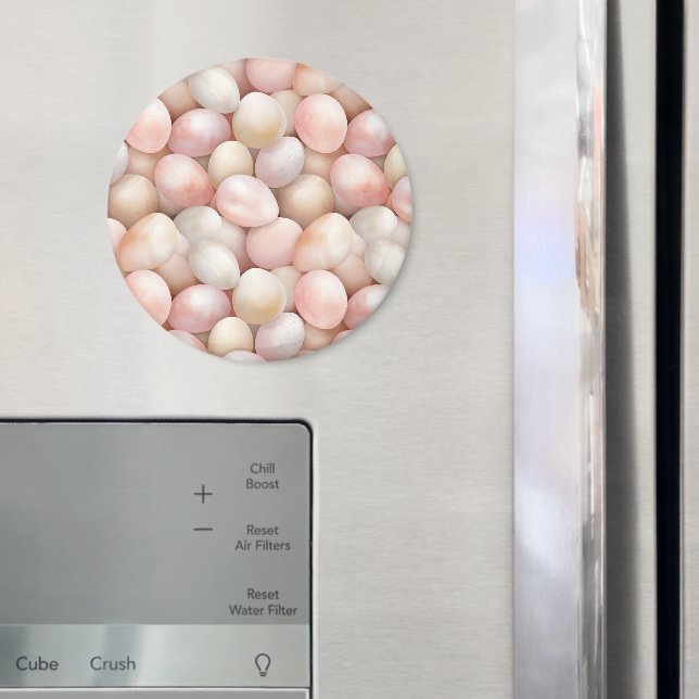 Easter Peach Pink Eggs   Magnet (In Situ (Kühlschrank))