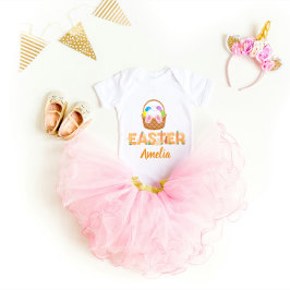 Easter Personalized Baby Bodysuit Strampler