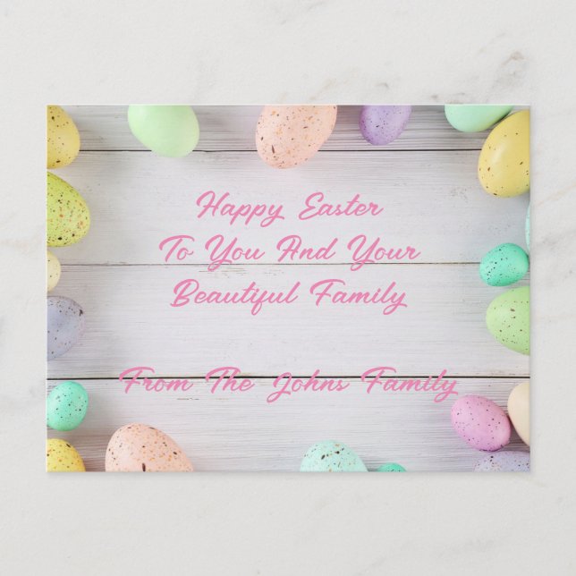 EASTER POSTCARD POSTKARTE (Vorderseite)