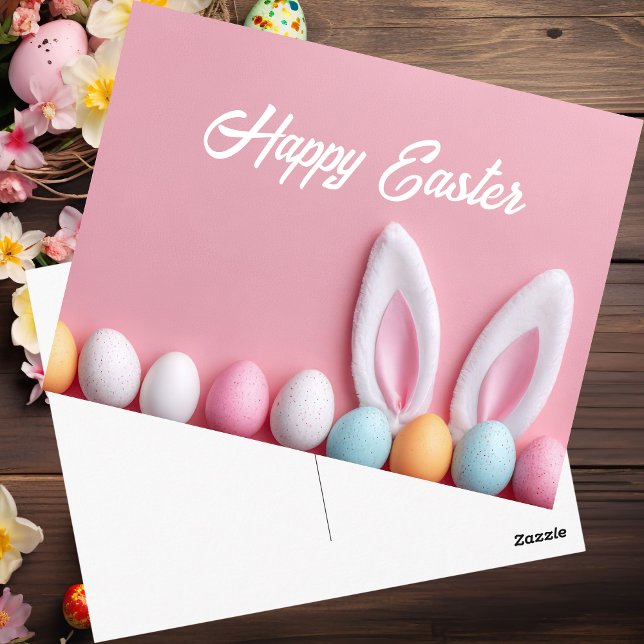 Easter Postcard with Easter Eggs Postkarte (Von Creator hochgeladen)