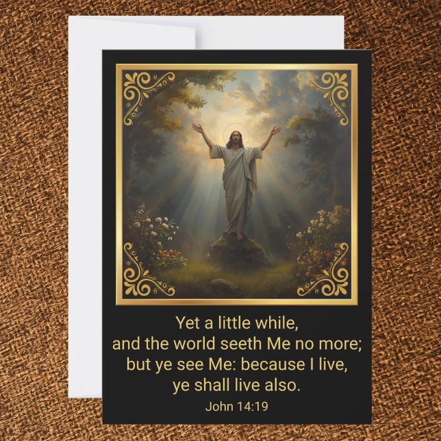 Easter Resurrection Religious Feiertagskarte (Von Creator hochgeladen)