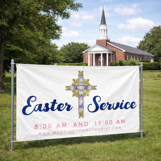 Easter Service Church Banner (Von Creator hochgeladen)
