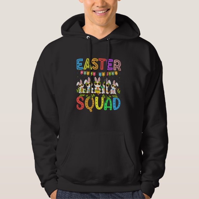 Easter Squad Bunny Rabbit Happy Easter Day Party M Hoodie (Vorderseite)