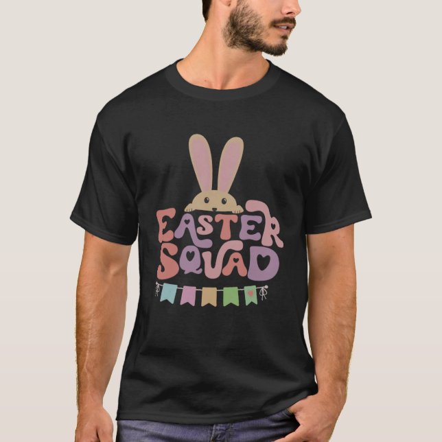 Easter Squad Family Matching Easter Day Bunny Rabb T-Shirt (Vorderseite)