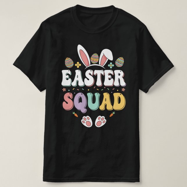 Easter Squad | Retro Bunny Squad T-Shirt (Design vorne)