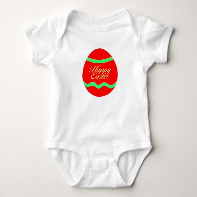 Easter T-Shirt Baby Strampler (Vorderseite)